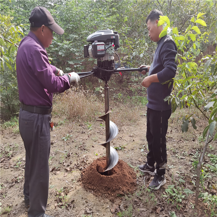 高效手提式植樹挖坑機